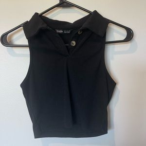 Shein Collard Crop Top